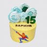 Нежный торт для девочки на День Рождения фехтование с безе №110943