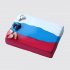 Торт в форме флага России с ягодами №110957