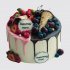 Двойной торт с ягодами любимой маме и папе №111002