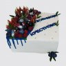 Классический торт любимому Крестному с шарами из мастики №111053