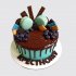 Торт с шоколадной глазурью Крестному №111063