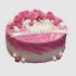 Праздничный торт любимой Крестной с цветами №111076
