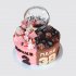 Торт на День Рождения со сладостями и ягодами папе и дочке №111166