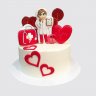 Торт на День Рождения девушке медсестре на 20 лет с ягодами №111193