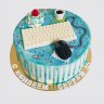 Тематический торт клавиатура на День Рождения №111239