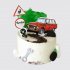 Торт на День Рождения мальчику 9 лет с машиной Лада №111373