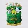 Детский торт с героями игры Поющие монстры на 6 лет №111460