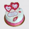 Классический торт прости с губками из мастики №111501