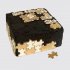 Шоколадный торт с золотыми пазлами №111557