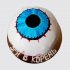Торт с надписью глаз №111650
