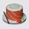 Торт на День Рождения 50 лет суши и роллы №111680