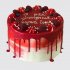 Торт с ягодами на День Рождения внучке №111703