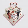 Прикольный торт с ягодами муж и жена одна сатана №111709