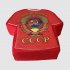 Красный торт в виде футболки Рожденный в СССР №111826