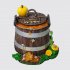 Торт в форме бочонка с медом на День Рождения №111882