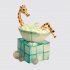 Прикольный торт жираф в ванной №111968