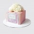 Классический торт с цветами на флаконе духов №112039