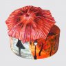 Торт в форме зонтика с цветами и ягодами №112109