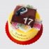 Торт на День Рождения 17 лет кошелек с деньгами №112276