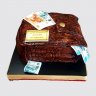 Шоколадный торт денежный кошелек №112282