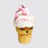 Праздничный торт мороженное рожок с бантиком №112405