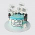 Торт тестю на День Рождения с надписями №112408