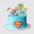Торт для супергероя тестя на 50 лет №112423