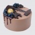 Шоколадный торт с ягодами для слесаря №112484