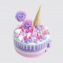 Торт племяннице со сладостями и вафельным рожком №112567