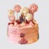 Торт принцессы для племянницы с безе и ягодами №112577