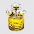 Торт на юбилей 70 лет пчеловоду с пчелками на прянике №112588