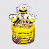 Торт пчеловоду с сотами и пчелами из мастики №112587
