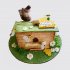 Торт на День Рождения в форме улья для пчеловода №112591