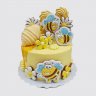 Торт на День Рождения в форме улья для пчеловода №112591