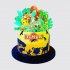 Торт в мультяшном стиле на годовщину 5 лет для племянника №112612