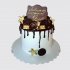 Белый торт со сладостями любимому племяннику на 18 лет №112622