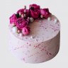 Классический торт невестке на День Рождения с цветами №112627