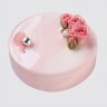 Торт на День Рождения 30 лет невестке с шарами и цветами №112637