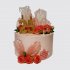 Торт на юбилей 25 лет невестке с цветами №112640