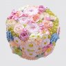 Классический торт с цветами невестке №112642