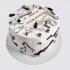 Белый торт на День Рождения механику с инструментами №112650