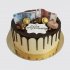 Торт на День предпринимателя с шоколадной глазурью №112751
