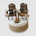 Классический торт с двумя стульями №112768