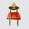 Торт мебельному королю с короной из мастики и стулом №112775