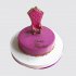 Торт на День Рождения девушке с королевским стулом №112780
