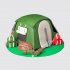 Торт в виде палатки на День Рождения мальчику №112857