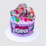 Торт в стиле Friday Night Funkin на годовщину 10 лет №112868