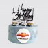 Торт на День Рождения 24 года с макарунами и логотипом Шевроле №112899