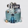 Торт SCP мальчику на годовщину 10 лет №112921
