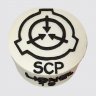 Черный торт SCP с логотипом №112925